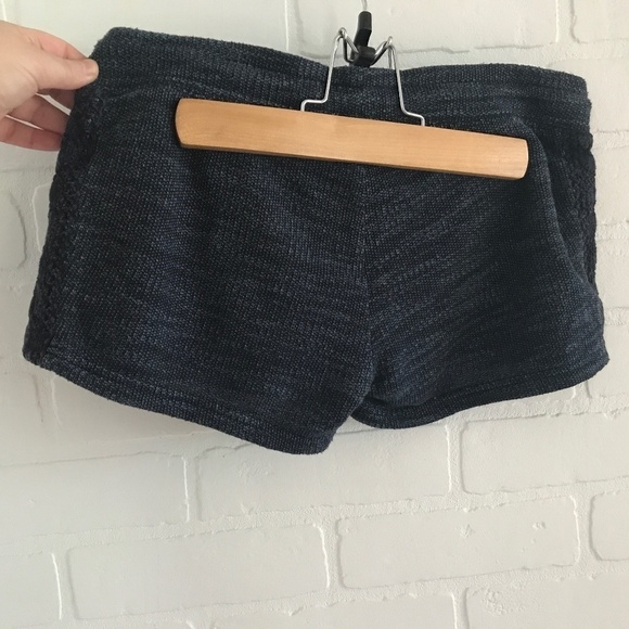 Aéropostale Y2K Women’s Shorts Navy Crochet Drawstring Varsity XS - Picture 4 of 6